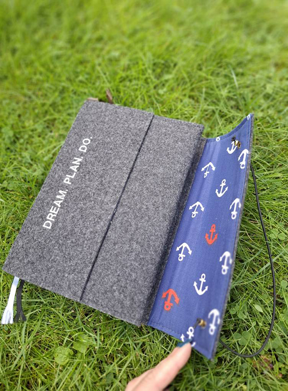 Knygos / užrašų knygutės dėklas „Dream. Plan. Do.“ (A5) - Image 2