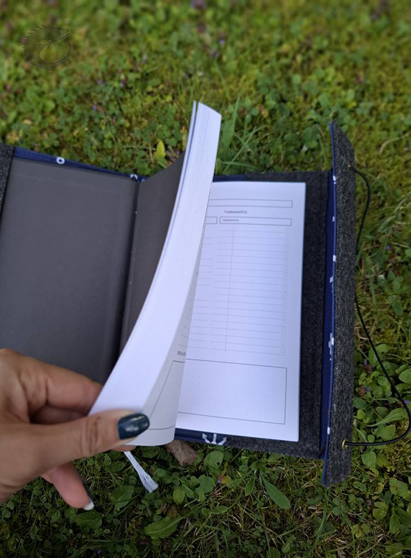 Knygos / užrašų knygutės dėklas „Dream. Plan. Do.“ (A5) - Image 4